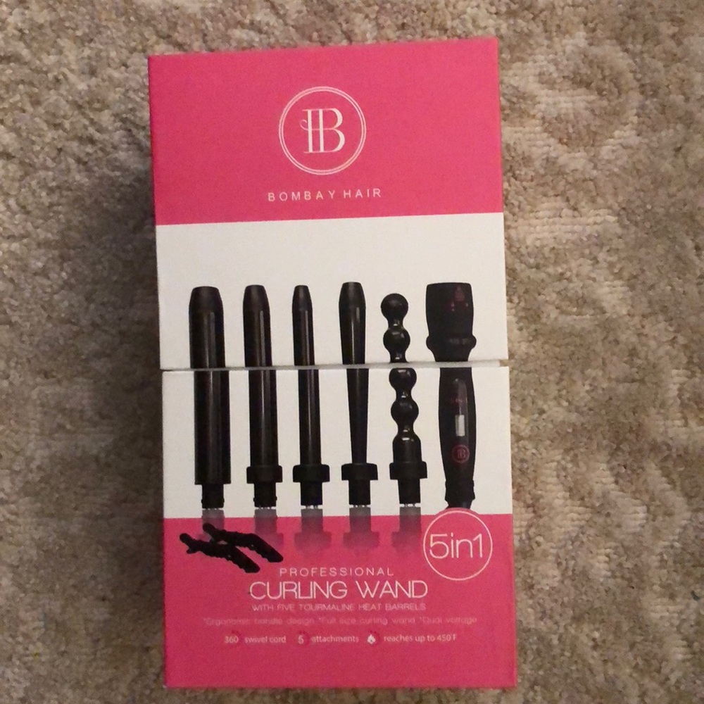Bombay Hair 5 in 1 Curling Wand